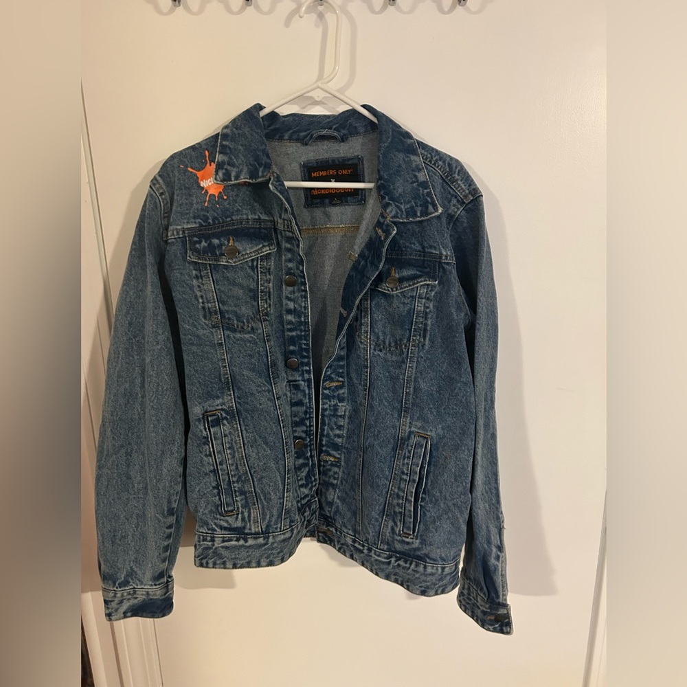 Nickelodeon Rug Rats Members Only Jean jacket, size Large - Picture 2 of 3